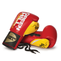Боксерские перчатки Green Hill TAIPAN цвет красно-жёлтый